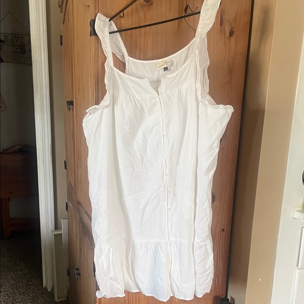 Universal Thread White Midi Dress